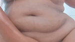 Masturbating with foaming soap while taking a shower feels fun