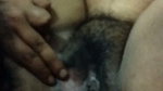 Mba Lia’s pussy is muddy and flooded with semen, very delicious