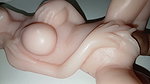 Mini sex doll fucked by big fingers