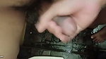 My cock was shaken and licked in the beauty salon until it squirted