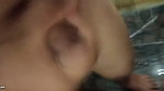 My cock was shaken and licked in the beauty salon until it squirted