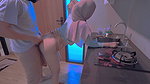 My friend’s mother made me horny while washing dishes in the kitchen