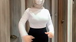 My lover warming up before jogging looks mentul breasts