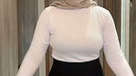My lover warming up before jogging looks mentul breasts