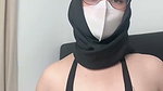 My lover wears a sexy black dress