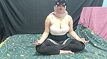 My neighbor suddenly walked in while I was doing yoga
