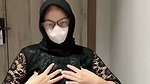Narrow pussy of my lover’s black kebaya