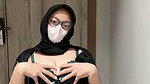 Narrow pussy of my lover’s black kebaya
