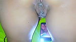 Naughty Asian brondong fucked by her beautiful, smooth, plump mother-in-law squirts in her pussy