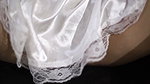 Nurse Cosplay Masturbation Satin Silk fetish