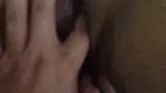 Play with pussy, moaning and orgasm