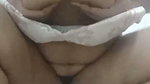 Plump body maid shows off her in front of the camera