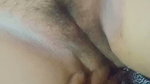 Pregnant woman’s thigh massage