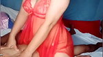 red lingerie so horny