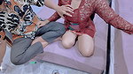 Rent LC kebaya merah body plump while drinking