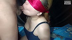 Sange Liat Auntie After Shower Asks for Cock Blowjob