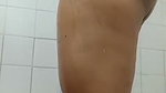 Sexy Indonesian widow plays her in the shower