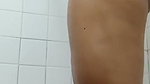 Sexy Indonesian widow plays her in the shower