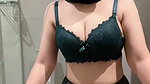 Sexy kebaya hijab playing in the toilet