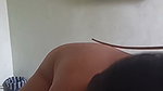 She’s So horny, so she fuck my toe