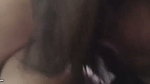 She’s So horny, so she fuck my toe