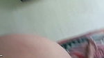 She’s So horny, so she fuck my toe