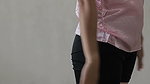 Shiny Satin Dress Indian Babe – Thick Big Ass Creampie Inside