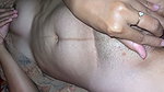 Squirming while colmeking until orgasm vibrates all over her body