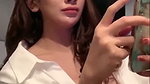 Squirt while video call horny asian girl