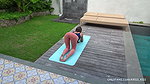 Step Sister Seduces Step Brother After Yoga Workout And Gets Huge Facial At The End!