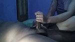 Stepmom handjob stepson big dick