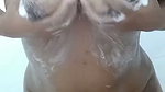 Stepmom squeezes her in the bathroom