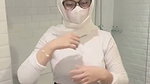 Stepsister caught showing off her big body and breasts