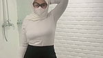 Stepsister caught showing off her big body and breasts
