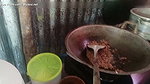 Stripping mother-in-law who is cooking
