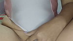 This girl is masturbating, it looks like she’s getting a hard