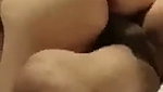 Threesome sharing Asian wife