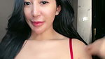 Videocall sex indo girl masturbate on red lingerie