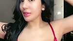 Videocall sex indo girl masturbate on red lingerie
