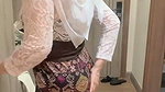 White Kebaya big Ass