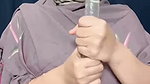 Women stimulated horny in room plays dildo