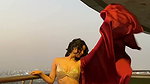 ANAYA RAWAT STUNNING BEAUTY IN BRA BLOUSE AND SAREE TEASE 22