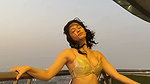 ANAYA RAWAT STUNNING BEAUTY IN BRA BLOUSE AND SAREE TEASE 22