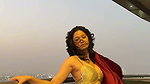 ANAYA RAWAT STUNNING BEAUTY IN BRA BLOUSE AND SAREE TEASE 22
