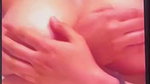 Beautiful Shy Sexy Busty Gf Showing Big Round Boobies & Bf Jerking On Video Call 27