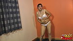 rupali in white lingerie dancing stripping on indian song
