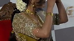 NABHA NATESH HOTTIE DESIRED WIFE MATERIAL BACKLESS AND DEEP CLEAVAGE TEASE IN SAREE 22