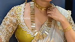 NABHA NATESH HOTTIE DESIRED WIFE MATERIAL BACKLESS AND DEEP CLEAVAGE TEASE IN SAREE 26