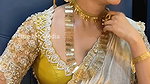 NABHA NATESH HOTTIE DESIRED WIFE MATERIAL BACKLESS AND DEEP CLEAVAGE TEASE IN SAREE 26