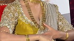 NABHA NATESH HOTTIE DESIRED WIFE MATERIAL BACKLESS AND DEEP CLEAVAGE TEASE IN SAREE 28